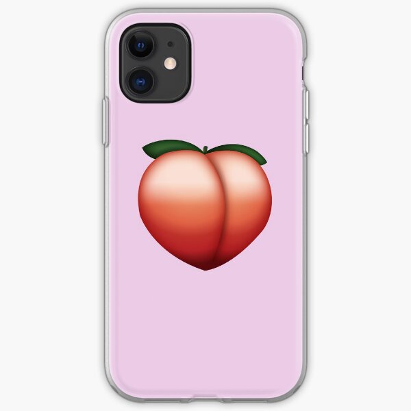 Peach Emoji iPhone Soft Case