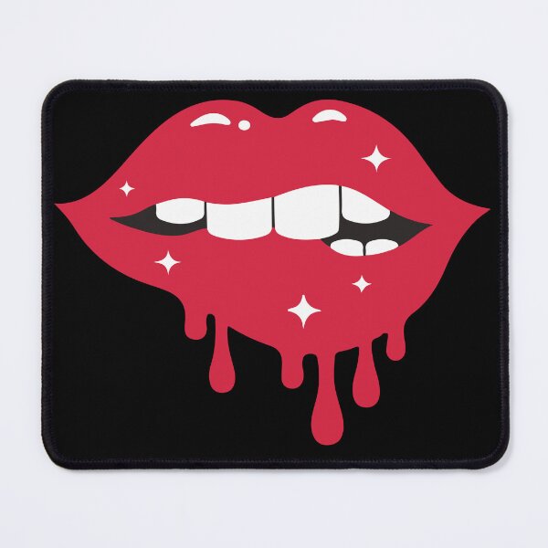 Item preview, Lips Glow Shiny Star Sexy Smily Red Lips designed and sold by Fast Print Solutions.