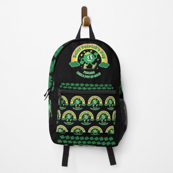 Item preview, St. Patricks Day Feeling Like A Pot of Gold On Black designed and sold by MadMando.