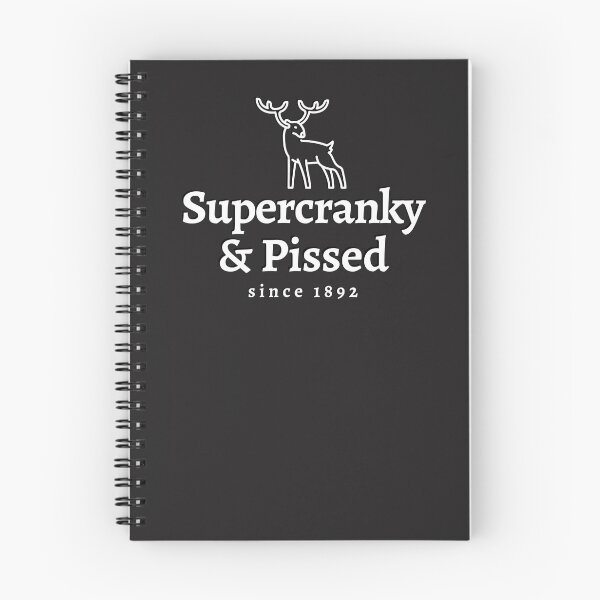 Item preview, Supercranky & Pissed Funny Fashion Logo Parody designed and sold by LGbubble.