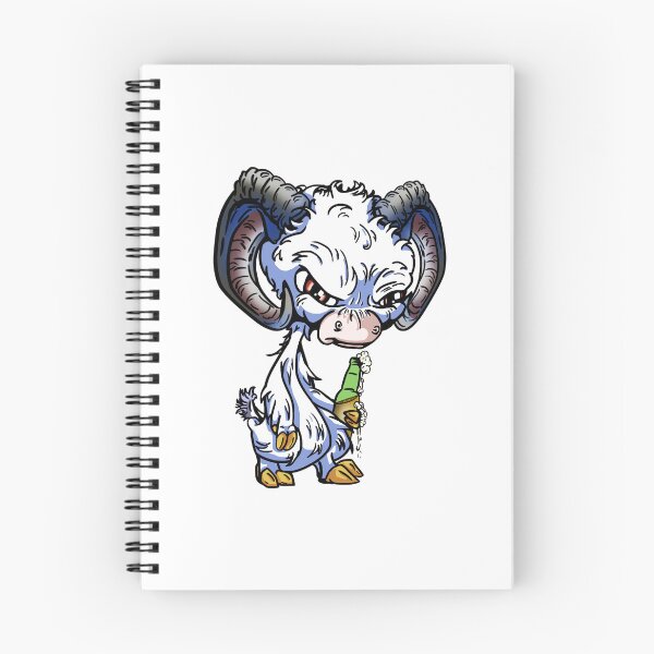 Item preview, White Cartoon Drink GOAT designed and sold by iduzarts.