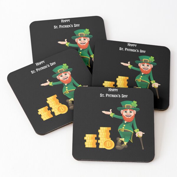 Item preview, Crypto Happy St. paatrick's day designed and sold by KoopTroop ⭐⭐⭐⭐⭐.