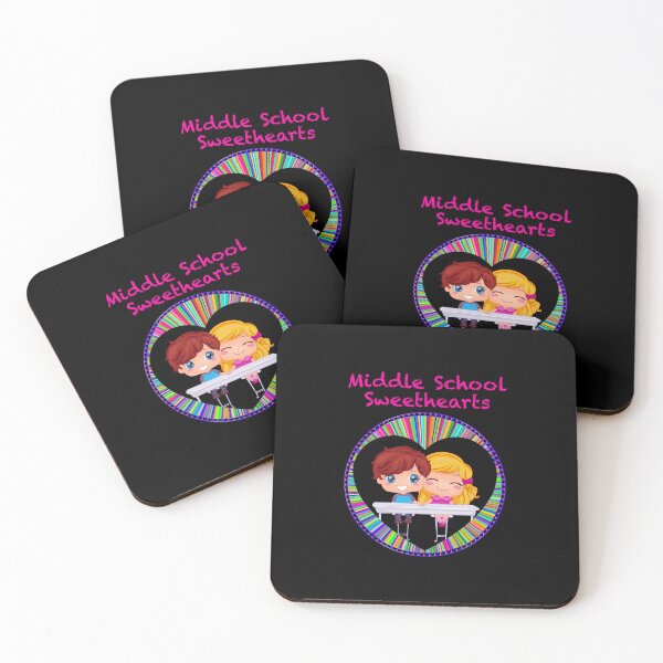 Item preview, Middle School Sweethearts (on Black) designed and sold by PawsitiveMum.