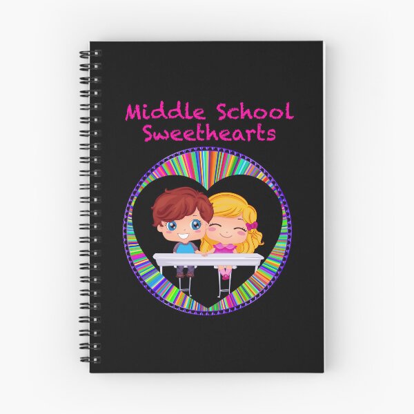 Item preview, Middle School Sweethearts (on Black) designed and sold by PawsitiveMum.