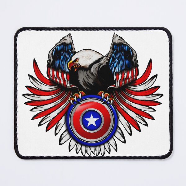 Item preview, Eagle American Hero Shield Usa Flag designed and sold by UOVE.