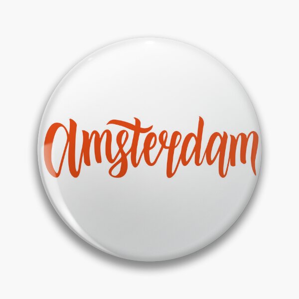 Item preview, Amsterdam with beautiful orange writing designed and sold by JAG2B.