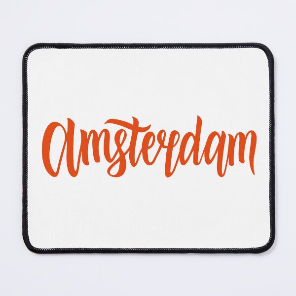 Item preview, Amsterdam with beautiful orange writing designed and sold by JAG2B.