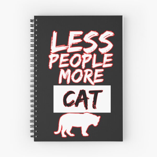 Item preview,    Less People More Cat, Funny Cat classic t-Shirt, Gift for Cat Lovers, Gift for Cat Owner designed and sold by azzeddine  ⭐⭐⭐⭐⭐.