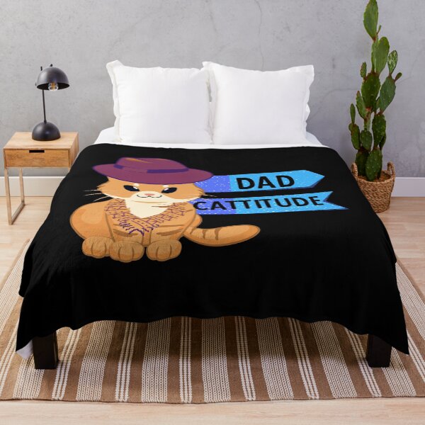 Item preview, DAD CATTITUDE - Funny Cat Pictures with cat sayings and captions designed and sold by FunnyCatsFam.