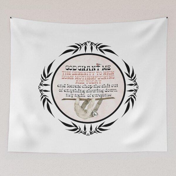 Item preview, Sloth Serenity Prayer  designed and sold by RagdollGypzy.