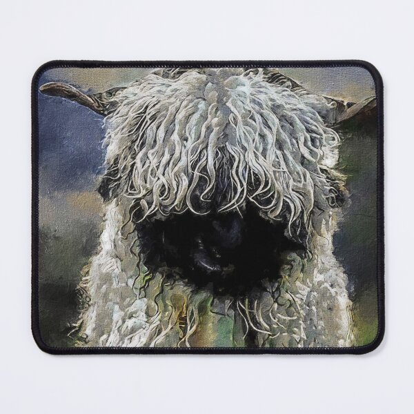 Item preview, Swiss Valais Blacknose Sheep, Cute farm animal, Walliser Schwarznasenschaf, Fluffy sheep designed and sold by Paintcorner.