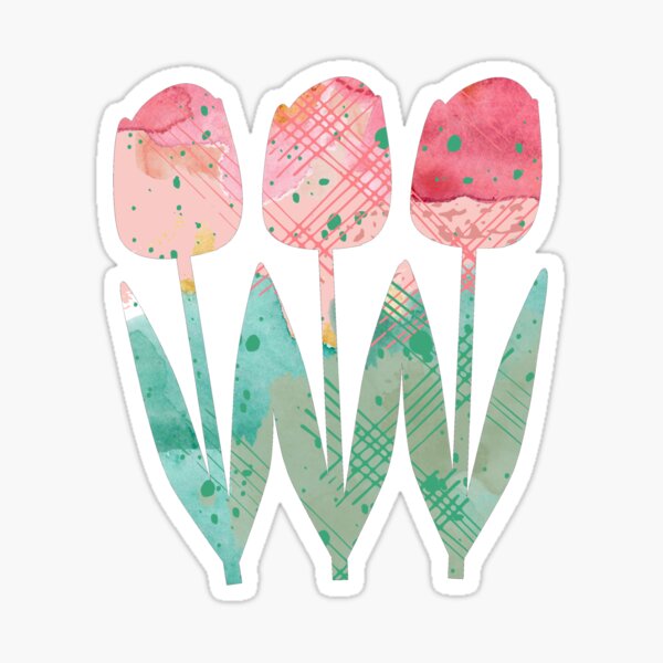 Item preview, Watercolor Pink Tulips designed and sold by GasconyPassion.