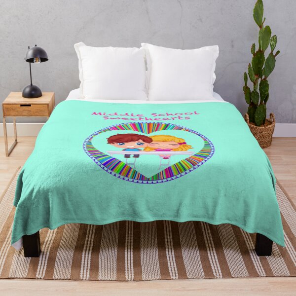 Item preview, Middle School Sweethearts (on Aqua) designed and sold by PawsitiveMum.