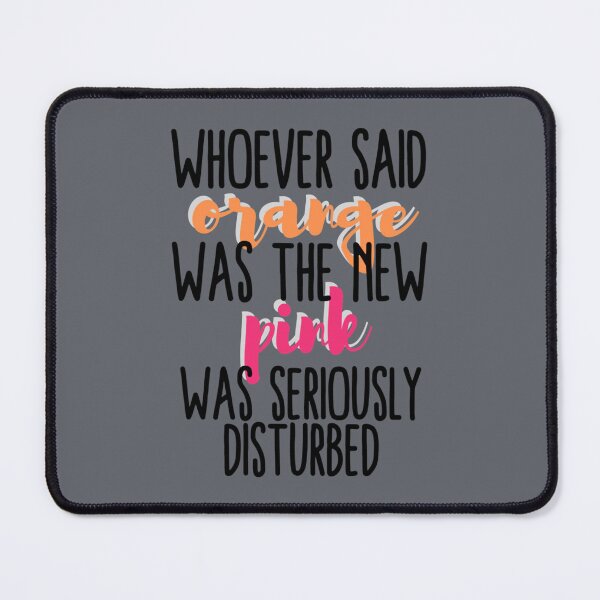 Item preview, Orange is the New Pink   designed and sold by Lucilydesign.
