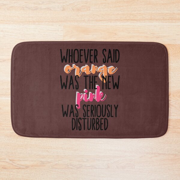 Item preview, Orange is the New Pink   designed and sold by Lucilydesign.