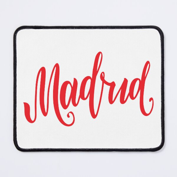 Item preview, Madrid with beautiful red writing designed and sold by JAG2B.