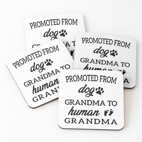 Item preview, promoted from dog grandma to human grandma funny dog, puppy lover  designed and sold by Mehdi Art.