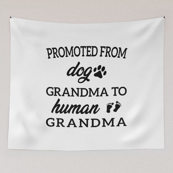 Item preview, promoted from dog grandma to human grandma funny dog, puppy lover  designed and sold by Mehdi Art.
