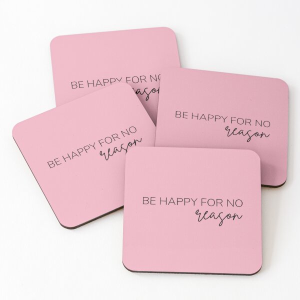 Item preview, Motivational / inspirational quote - Be happy for no reason designed and sold by AlfabetDesign.