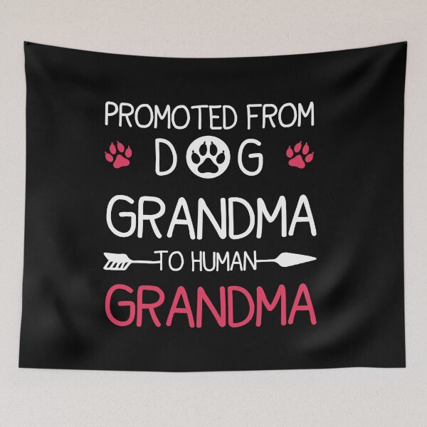 Item preview, promoted from dog grandma to human grandma funny dog, puppy lover  designed and sold by Mehdi Art.