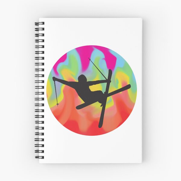 Item preview, Freestyle Skier with Trippy Background designed and sold by Matthew Morrow.