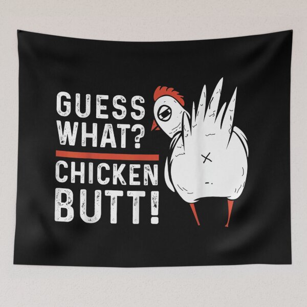Item preview, Funny Guess What? Chicken Butt! White Design designed and sold by zacben.