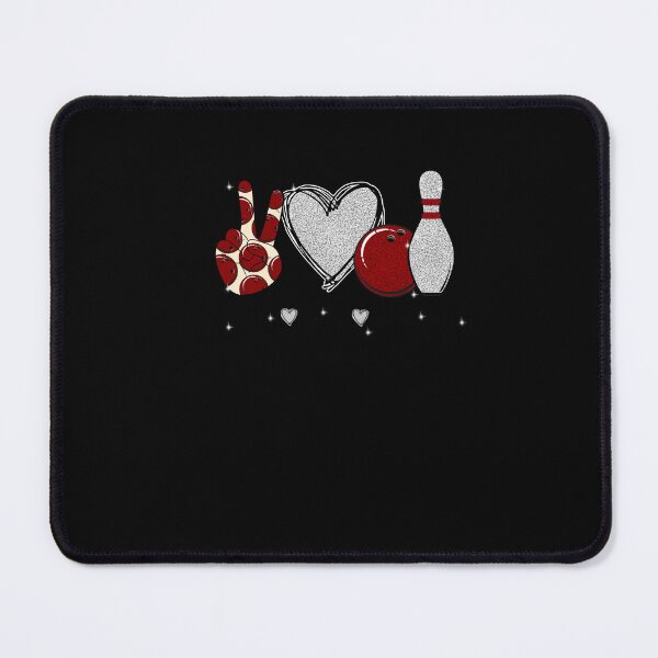 Item preview, Peace Love Bowling Funny Bowling Lover designed and sold by Leslie Smith.