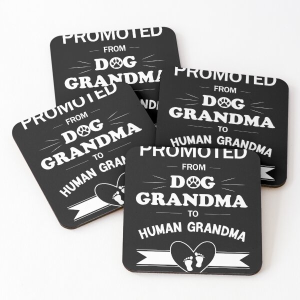 Item preview, promoted from dog grandma to human grandma funny dog, puppy lover  designed and sold by Mehdi Art.