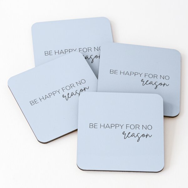 Item preview, Motivational / inspirational quote - Be happy for no reason designed and sold by AlfabetDesign.