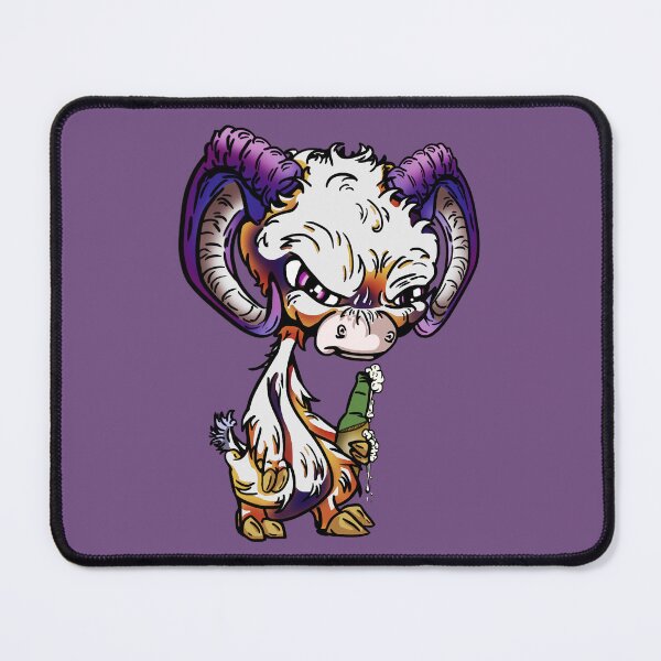Item preview, Purple and Orange Cartoon Drink GOAT designed and sold by iduzarts.