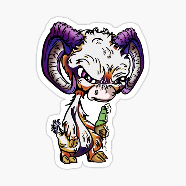 Angry Old Goat Vinyl Decal Old Goat Decal for Car, Truck, Window, Trailer,  Bumper, Home, Laptop, Walls or Wherever -  Canada