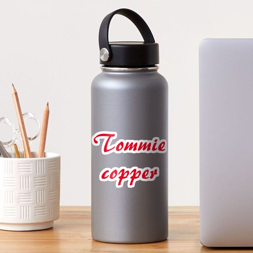 "Tommie copper tshirts. Tommiy copper stickers." Sticker by Redbubble
