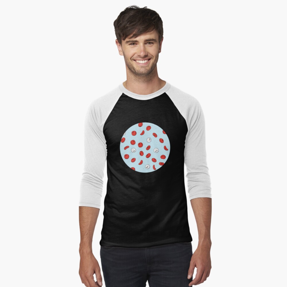 Vista previa del artículo con la obra «Camiseta ¾ estilo béisbol», diseñado y vendido por cutescience.