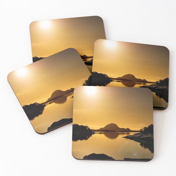 Item preview, Torghatten in Sunset Art Print designed and sold by Nils Petter Stein.