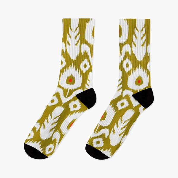 Artikelvorschau, Maisblumen Olive Usbekisch Ikat Batik entworfen und verkauft von LeFabriqueOuz.