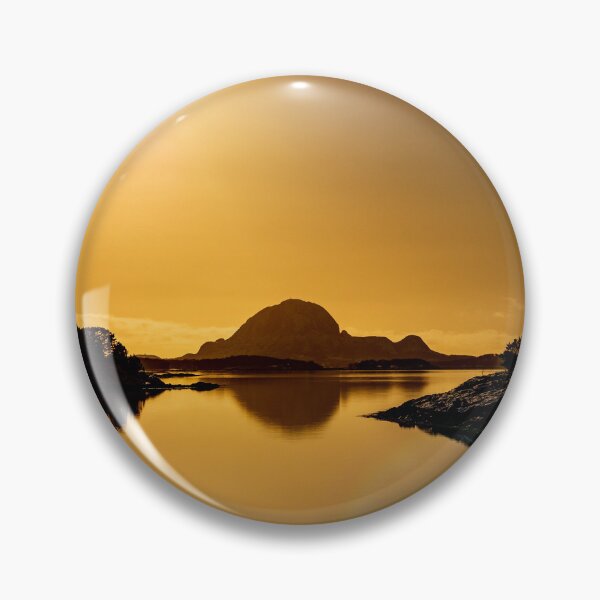 Item preview, Torghatten in Sunset Art Print designed and sold by Nils Petter Stein.