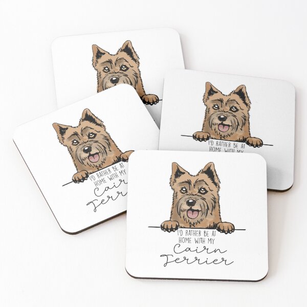 Artikelvorschau, Ich wäre lieber zu Hause bei meinem Cairn Terrier entworfen und verkauft von Little Fuzz Shop.