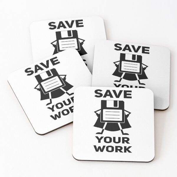Item preview, Save Your Work Programming White designed and sold by Malwears.