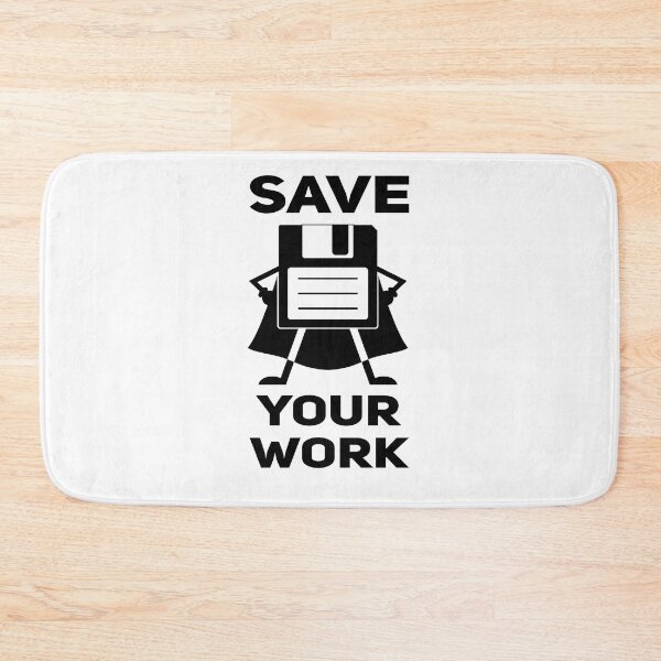 Item preview, Save Your Work Programming White designed and sold by Malwears.