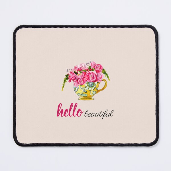 Item preview, Hello Beautiful! Teacup with roses designed and sold by Swagata Sarkar.