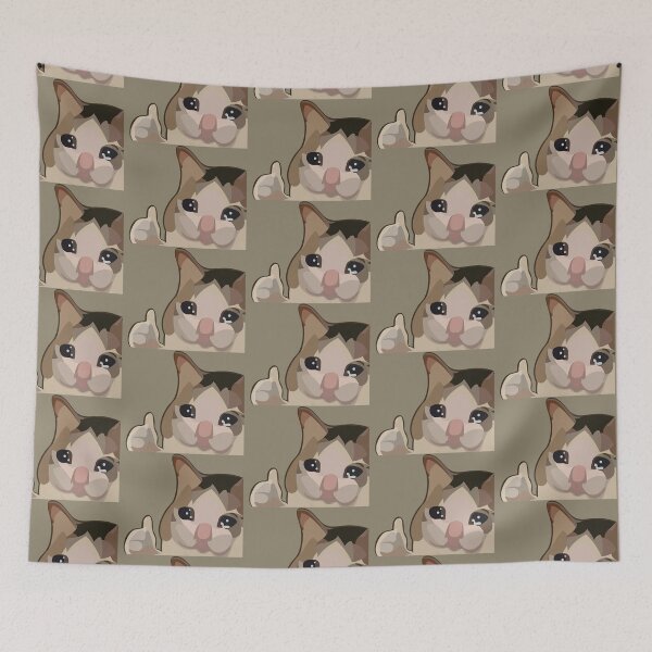 Item preview, Sad Cat Meme (ok) designed and sold by cloufae.