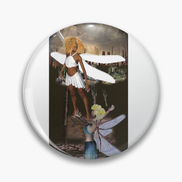 Item preview, Two Faries Inspect a Dying Earth designed and sold by Patricia Brown.