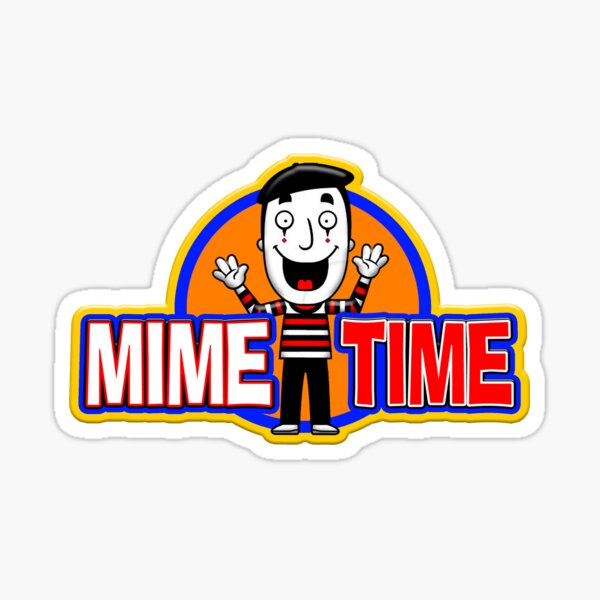 Mime Time Sticker