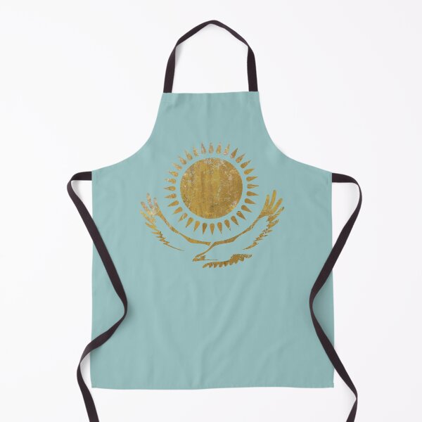 Item preview, Kazakhstan Emblem - Vintage Gold designed and sold by Lidra Zehcnas.