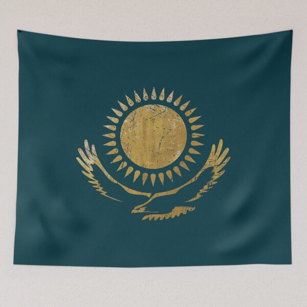 Item preview, Kazakhstan Emblem - Vintage Gold designed and sold by Lidra Zehcnas.