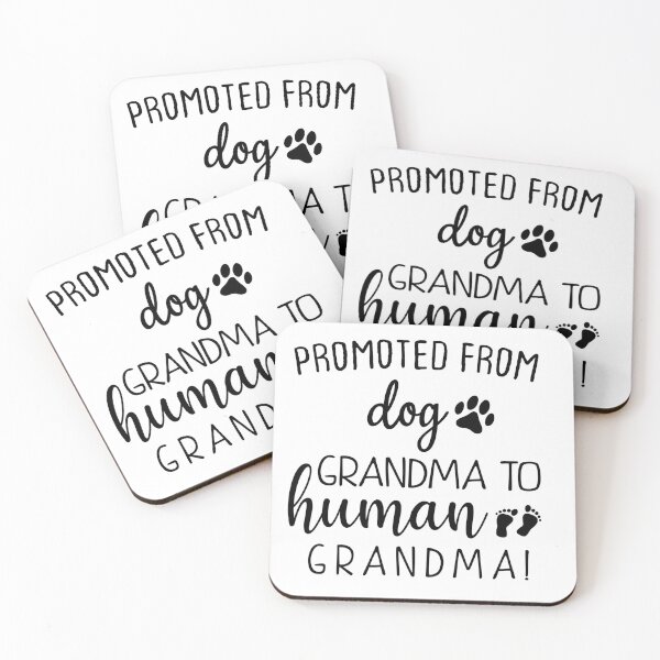 Item preview, promoted from dog grandma to human grandma funny dog, puppy lover  designed and sold by Mehdi Art.