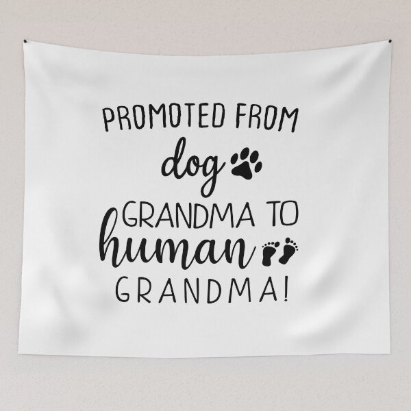 Item preview, promoted from dog grandma to human grandma funny dog, puppy lover  designed and sold by Mehdi Art.