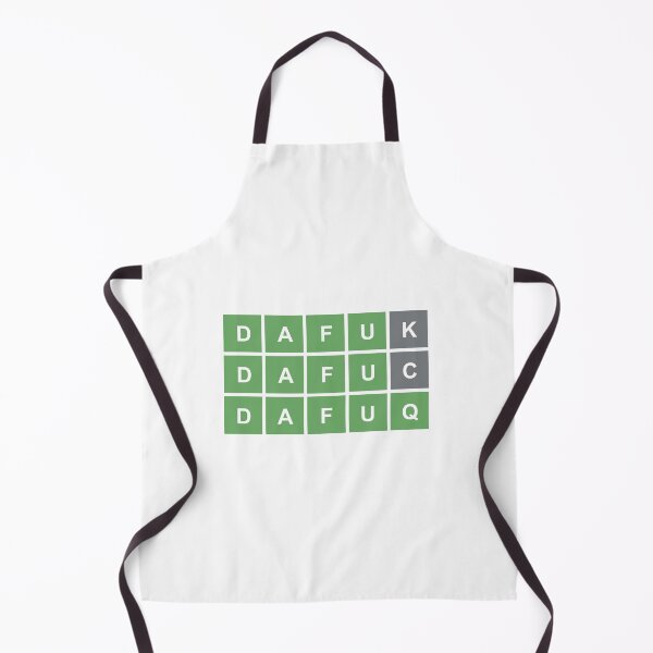 Item preview, DAFUQ Wordle Game Meme Phrase designed and sold by ccsonic.