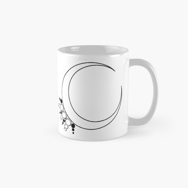 Item preview, Gray Crescent Moon Minimalist Magic Art designed and sold by MetaCynth.