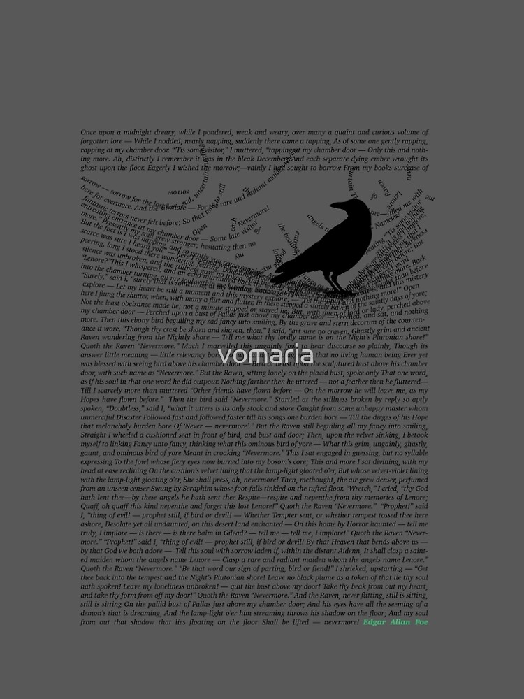 The Raven by Edgar Allan Poe by vomaria